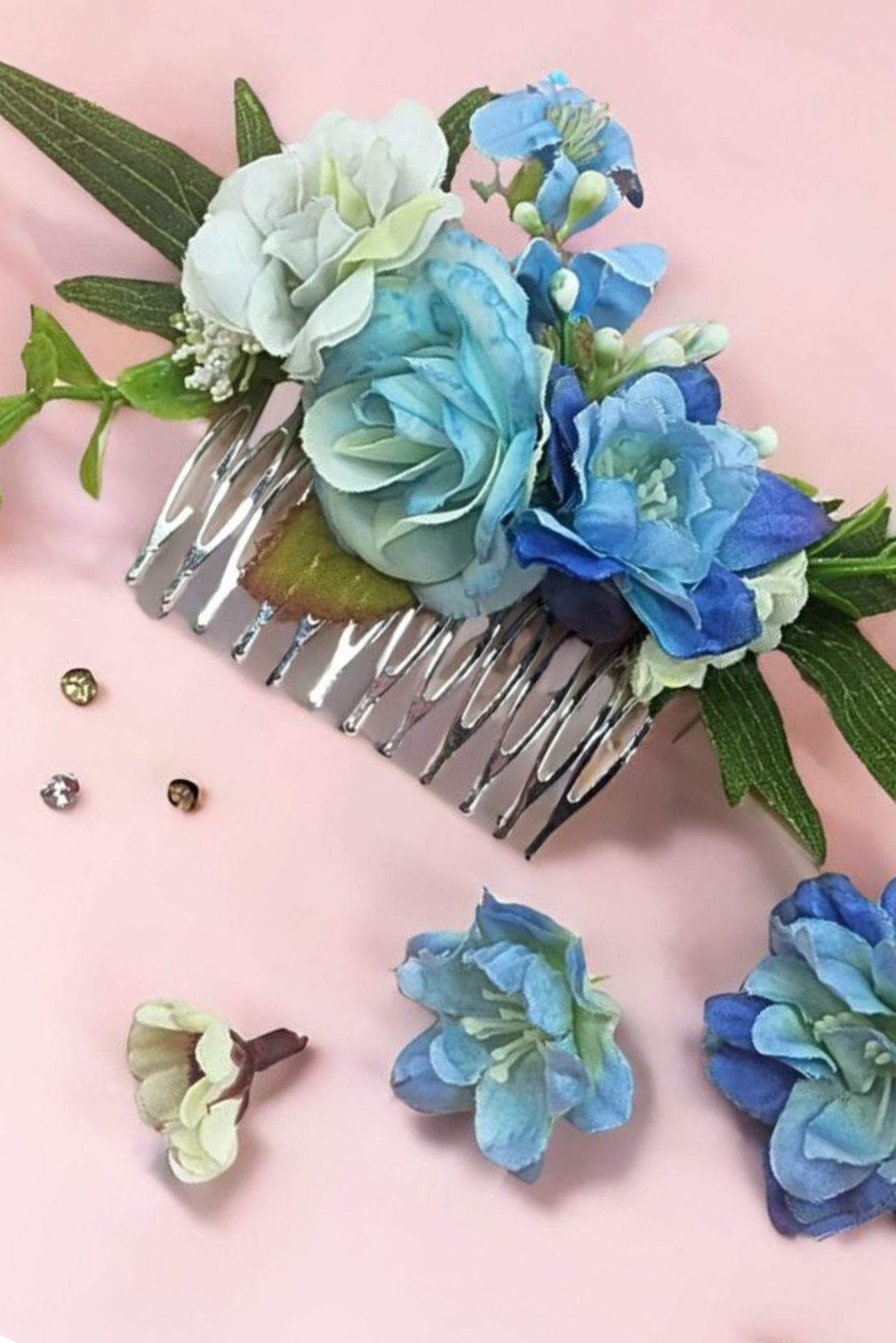 Silk Flowers Comb Kit - Sea Waves