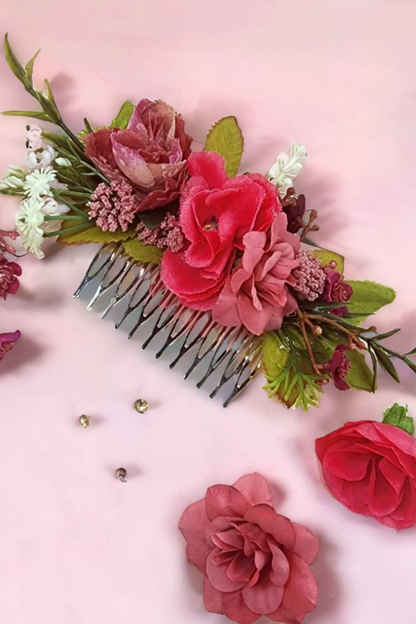Silk Flowers Comb Kit - Fairy magic