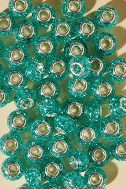 Dreadlock beads - Shufizoo - Transparent Turquoise Beads