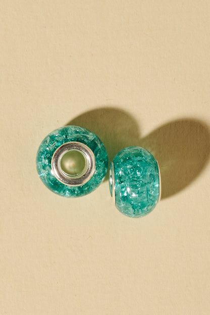 Dreadlock beads - Shufizoo - Transparent Turquoise Beads