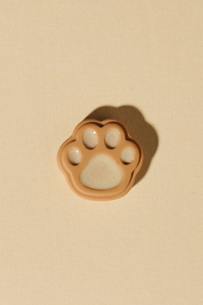 Magic Braids Charms - Shufizoo - brown paw print