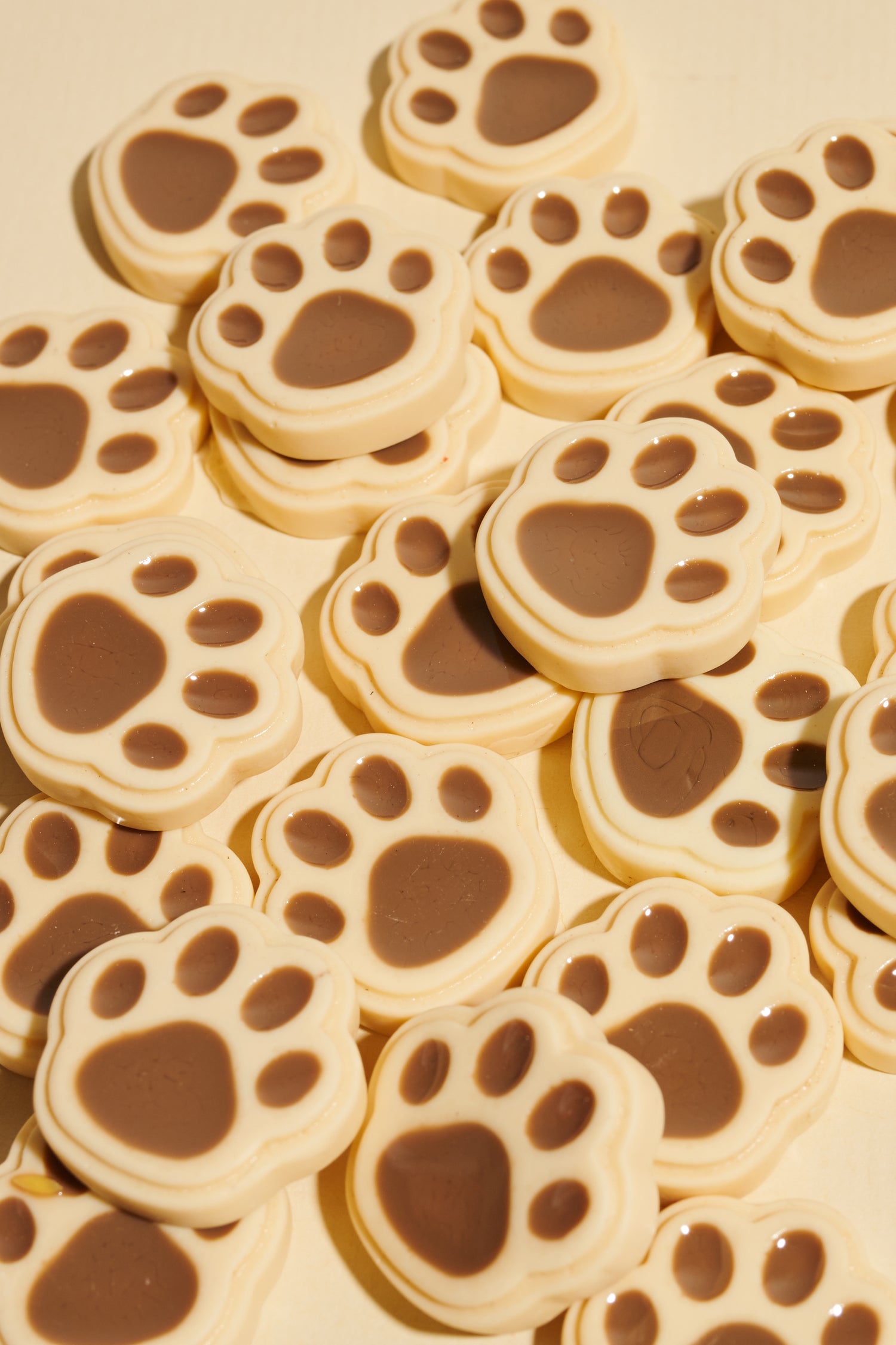 Magic Braids Charms - Shufizoo - brown paw print 