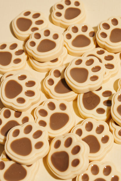 Magic Braids Charms - Shufizoo - brown paw print 